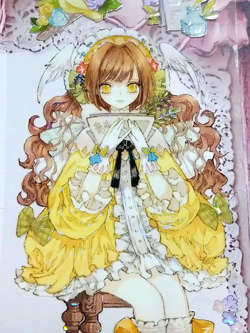 ✩完売御礼✩J1695＃天际信使(贝壳光)Shine切り売り海外人物マステ女の子