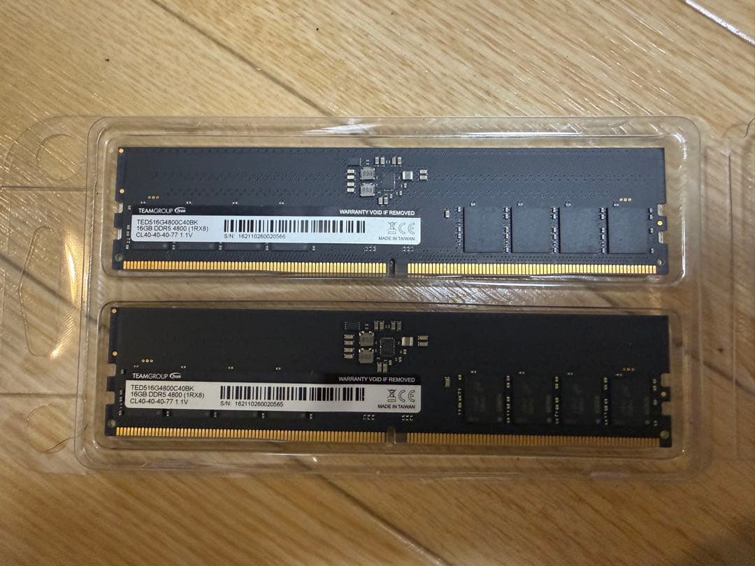 TEAMGROUP 16GBX2 32GB DDR5 4800 ②