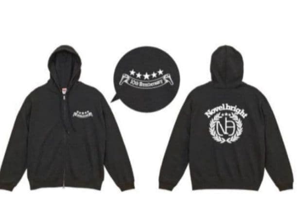 Novelbright ロゴパーカー