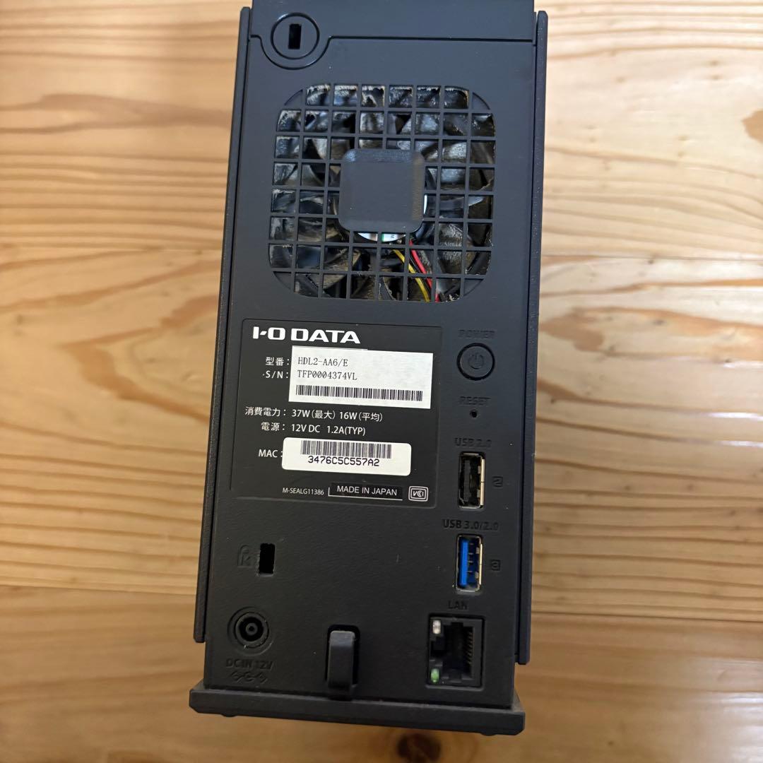 【送料無料】I-O DATA HDL2-AA6/E 外付けHDDケース