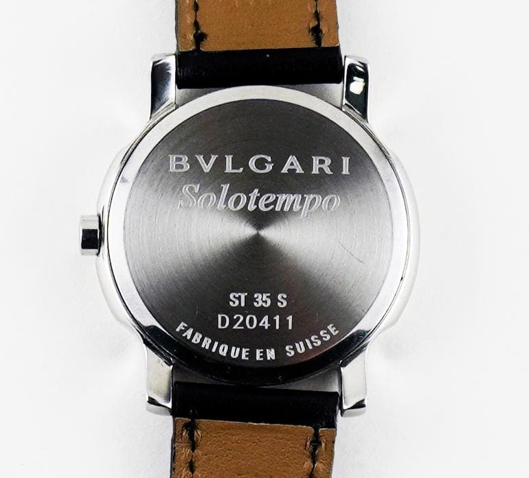 BVLGARI ソロテンポ 型番ST35S シリアルD20411 メンズ腕時計