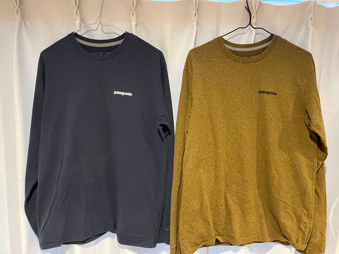 パタゴニア　ロングTシャツ Sサイズ ネイビー オリーブ　2枚セット