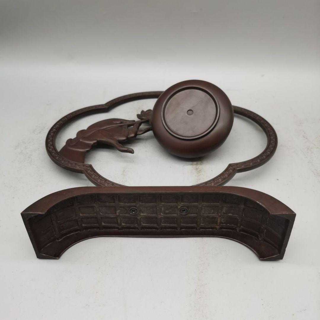 銅器 蓮華仏手薫香弔炉 香道具 書卓茶室 禅意装飾品 工芸品 置物