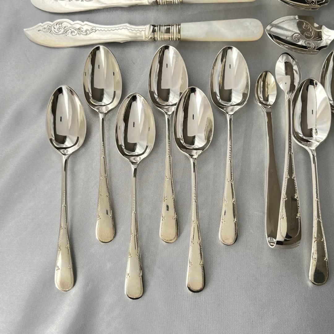 【英国】【白蝶貝】アフタヌーンティー向けセット マザーオブパール ケース