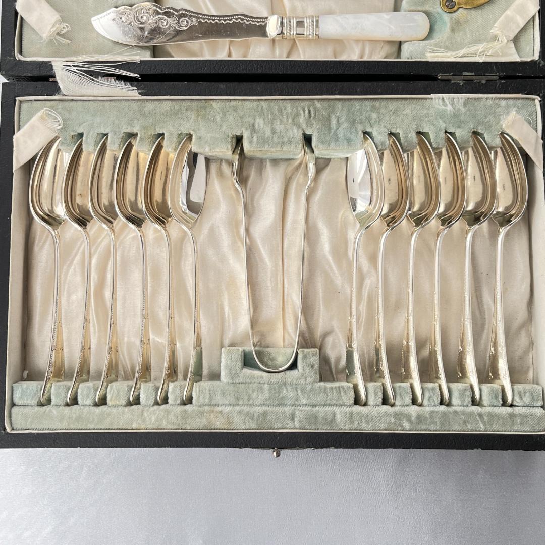 【英国】【白蝶貝】アフタヌーンティー向けセット マザーオブパール ケース