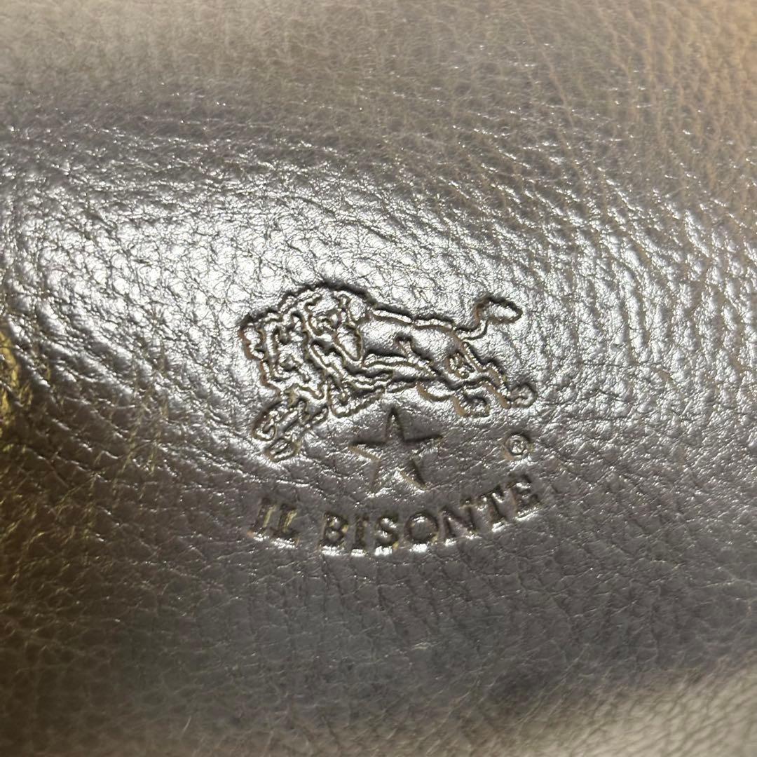 ✨美品✨希少 イルビゾンテ ショルダーバッグ 斜め掛け 筒型 レザー ブラック