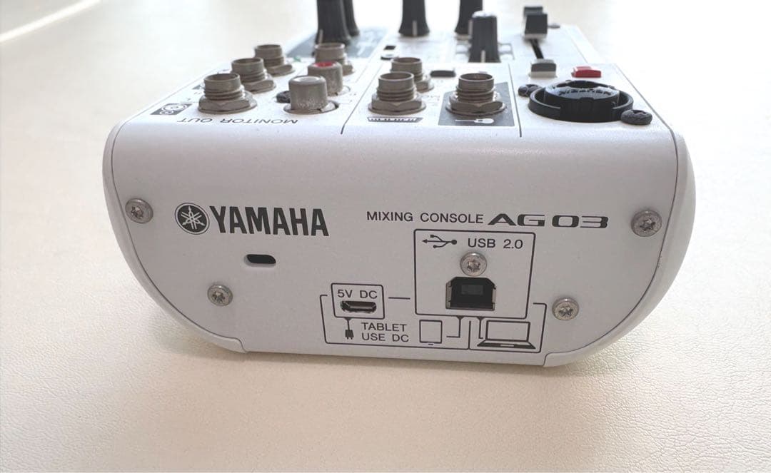 YAMAHA AG03 ミキシングコンソール 本体　オーディオインターフェース