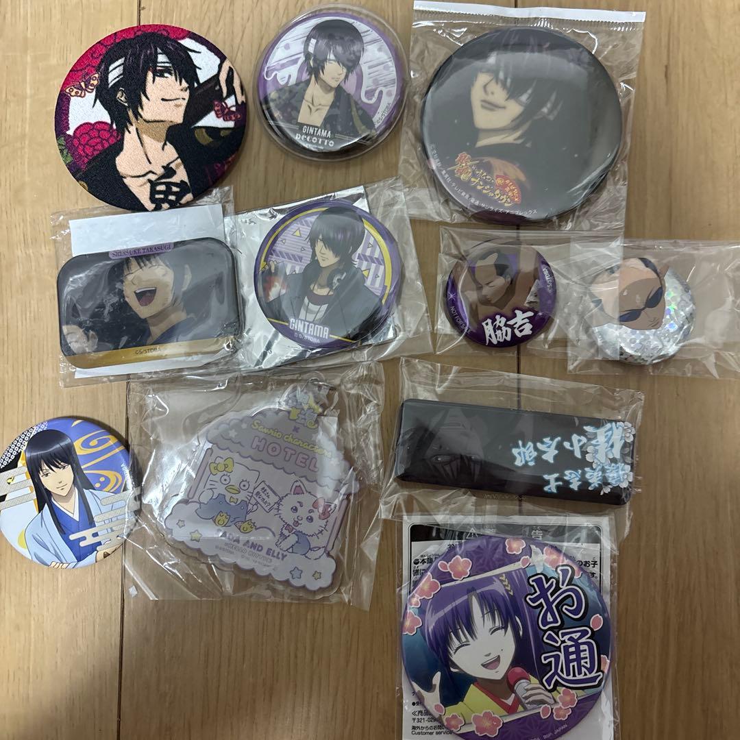 銀魂　缶バッジセット　高杉晋助　桂 など