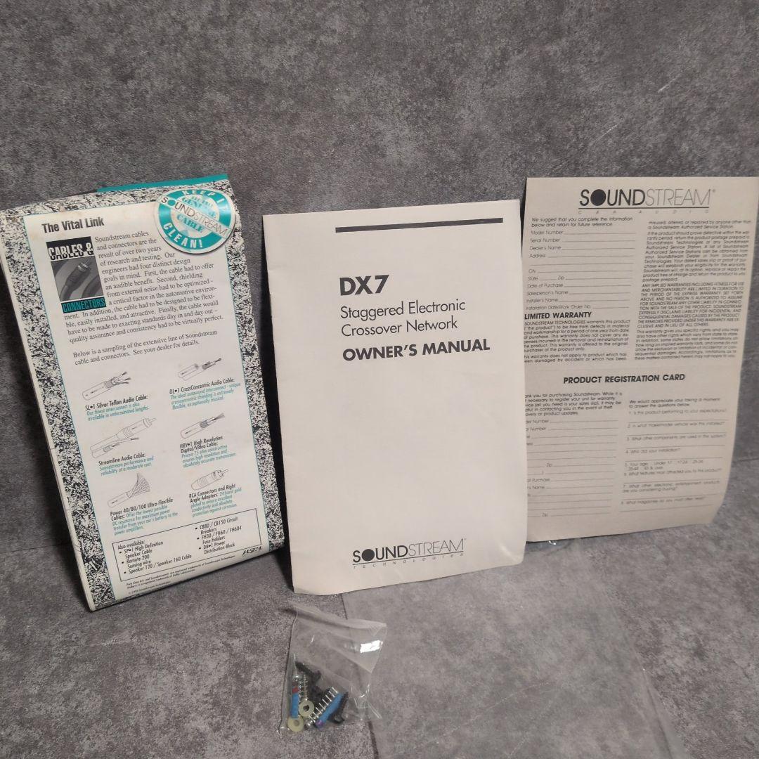 SOUND STREAM DX7 エレクトロニック クロスオーバー