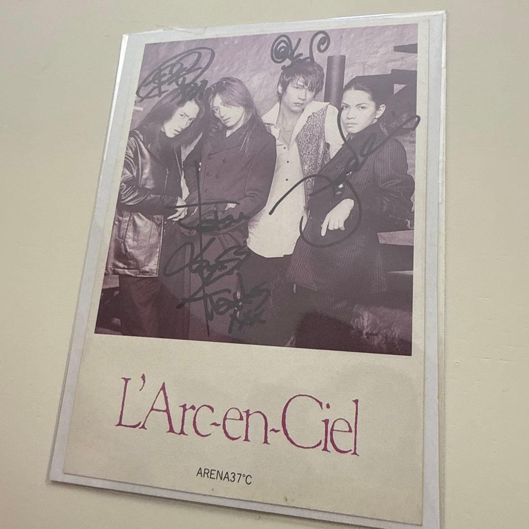 専用　当選 直筆サイン 非売品 ステッカー ARENA37℃ ラルク L'Arc