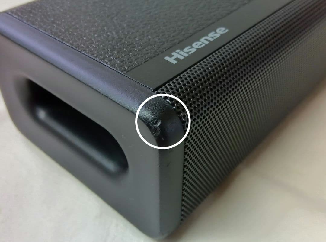 ハイセンス 2.1ch サウンドバー　スピーカー　HS214　シアターサウンド