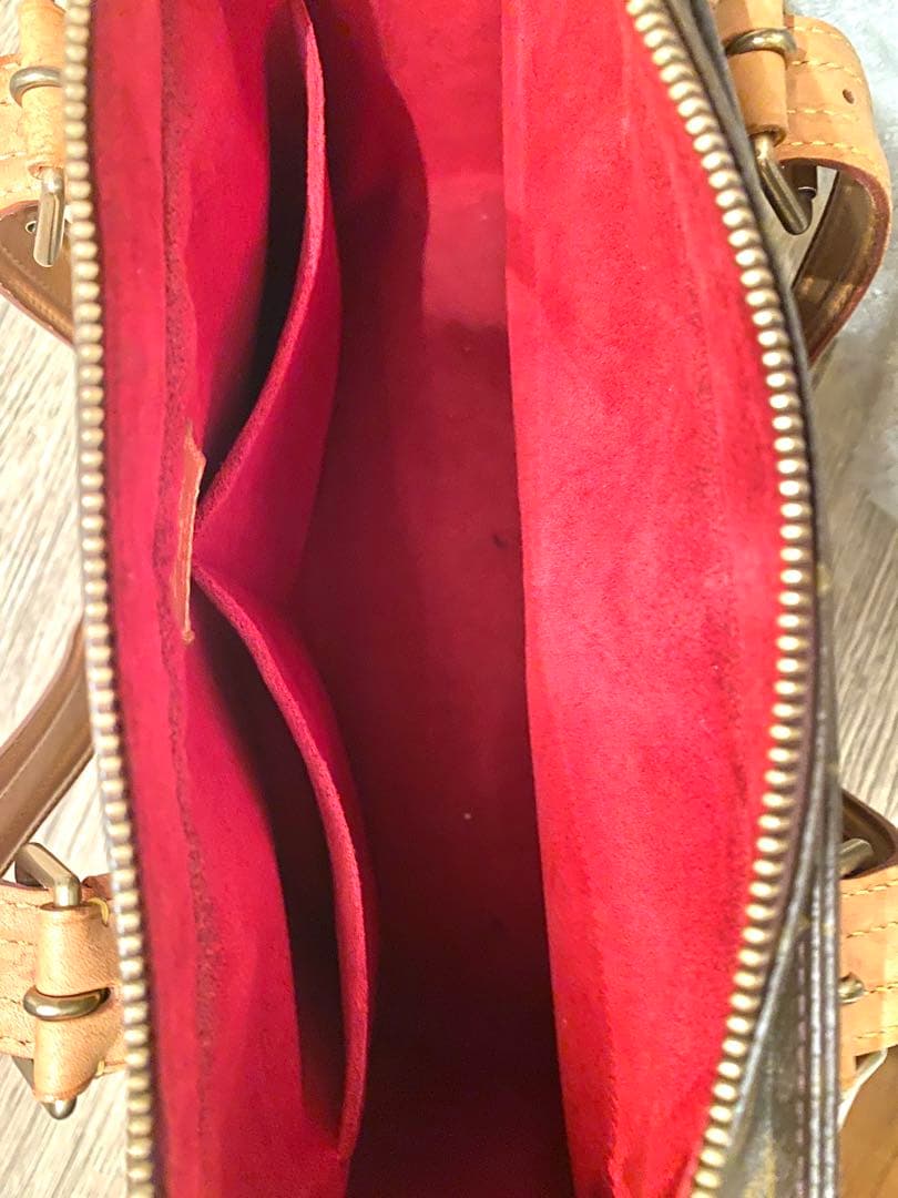 Louis Vuitton ブラウンレザートートバッグ