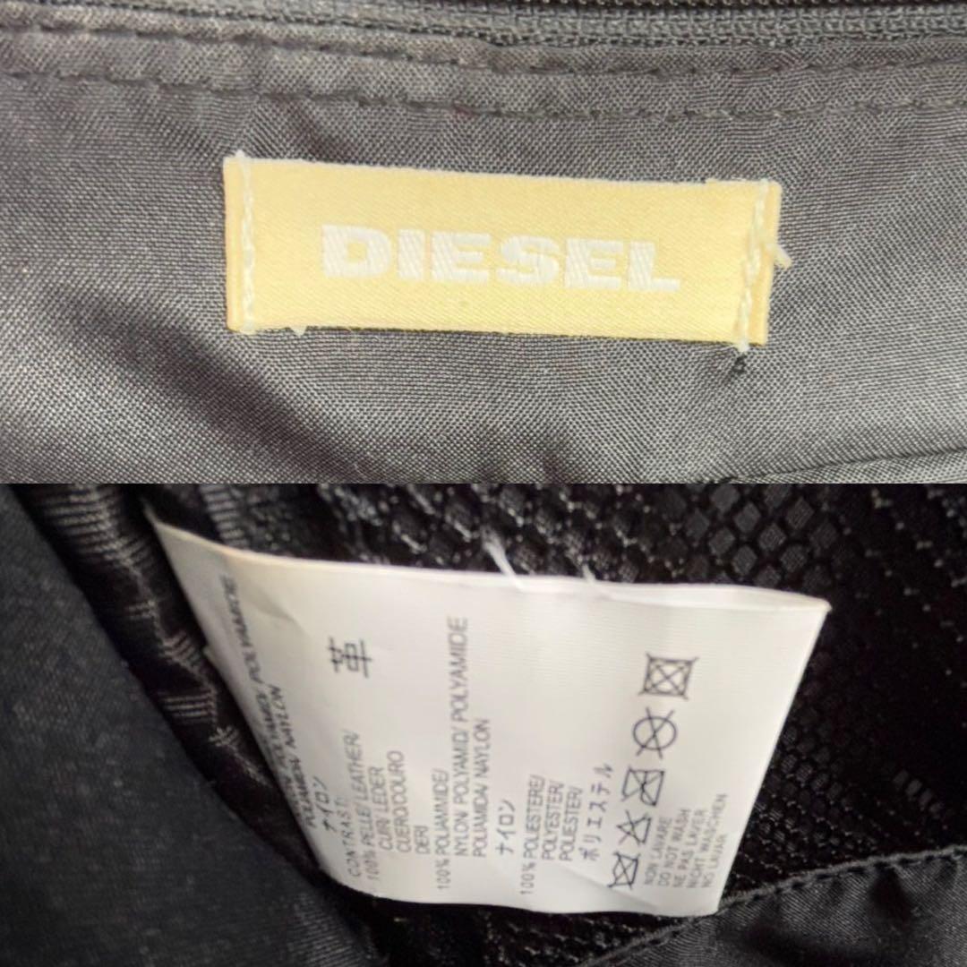 DIESEL 2way キャリーケース リュック バッグ 黒　y2k
