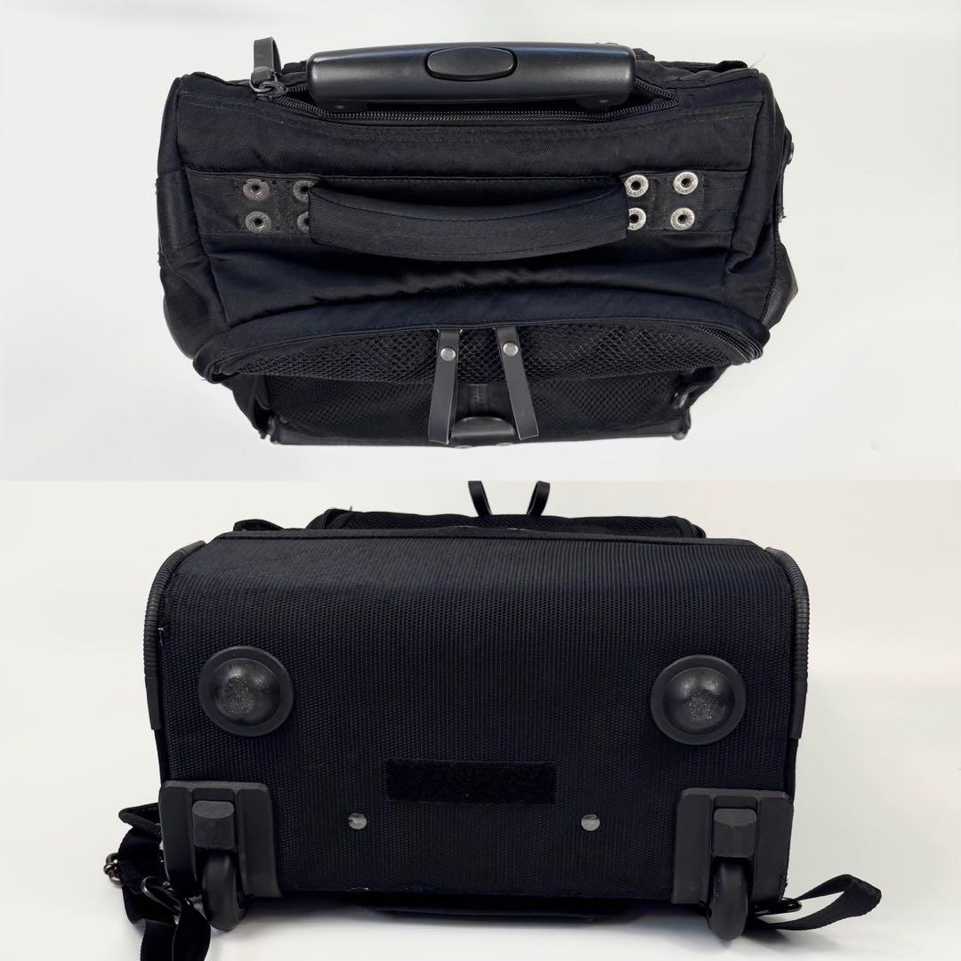 DIESEL 2way キャリーケース リュック バッグ 黒　y2k