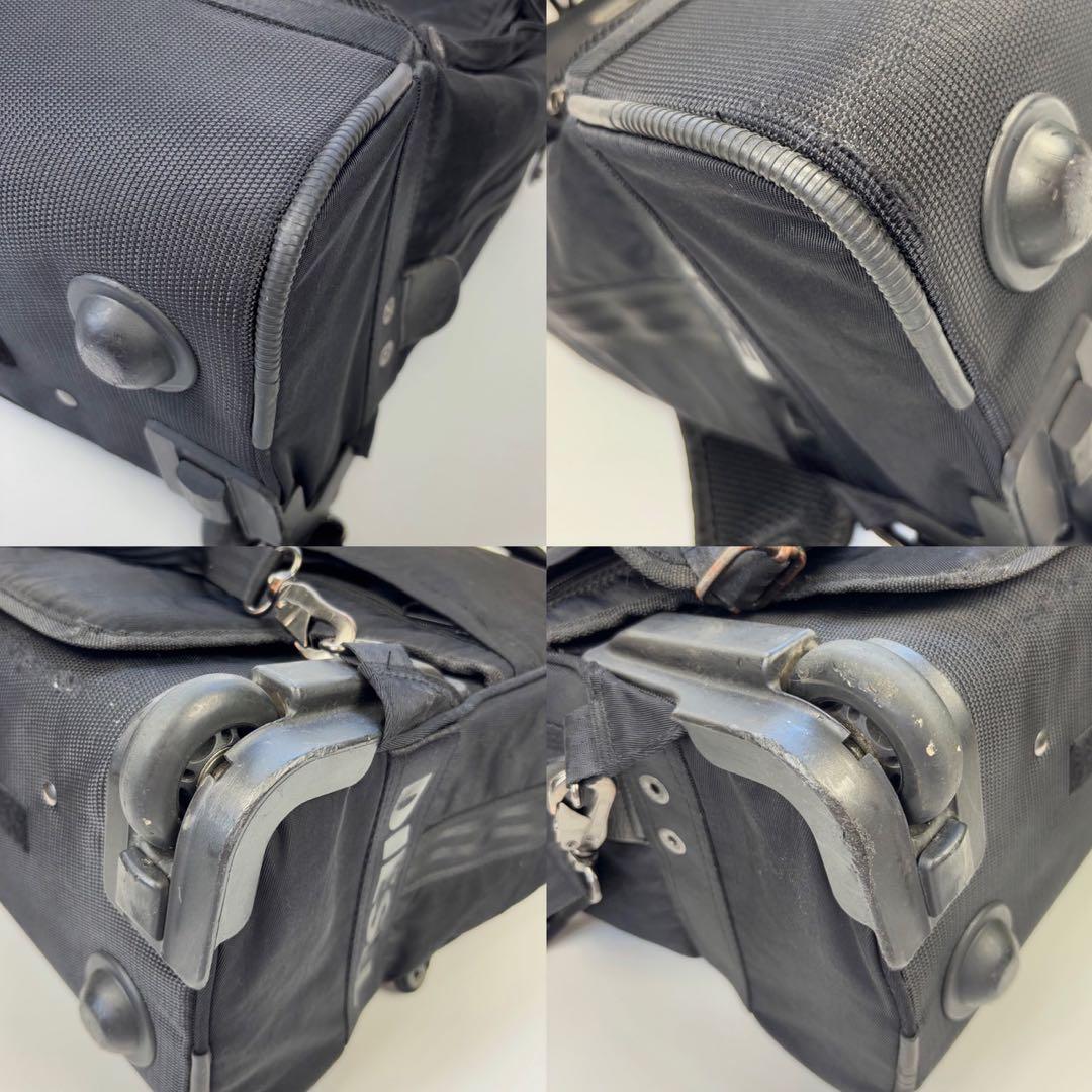 DIESEL 2way キャリーケース リュック バッグ 黒　y2k