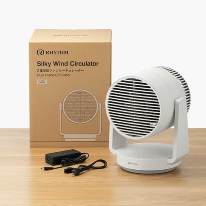 匿名配送【リズム公式】 サーキュレーター 丸洗い可 40畳対応 2重反転ファン