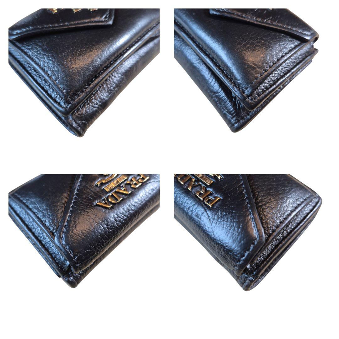 ＰＲＡＤＡ　プラダ　サフィアーノ　三つ折り財布 y