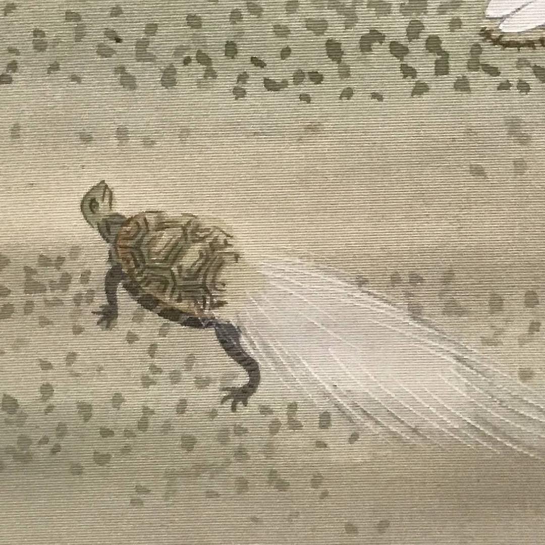 柏翠/高砂図/掛軸/名家伝来/AB-730