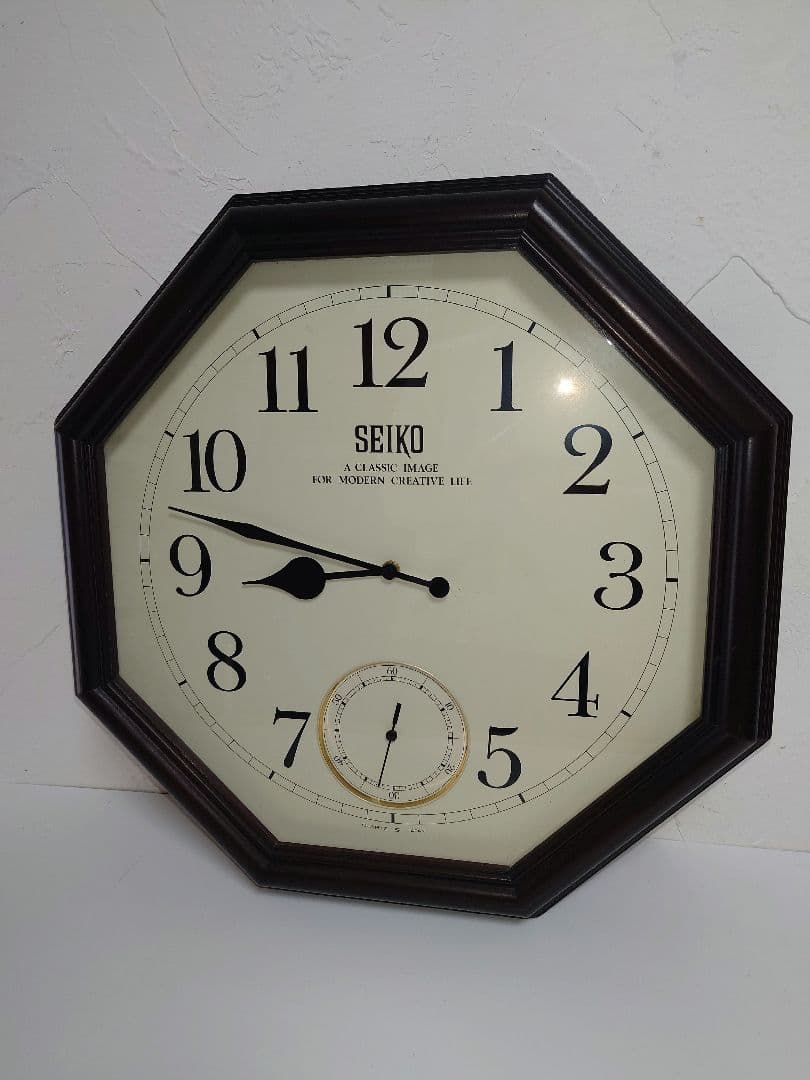 【特大】SEIKO セイコー 壁掛け時計 QUARTZ JAPAN KS421B