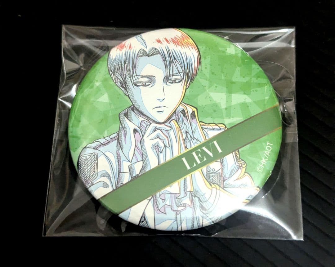 進撃の巨人 スペシャルイベント 原画 缶バッジ　リヴァイ WIT ST