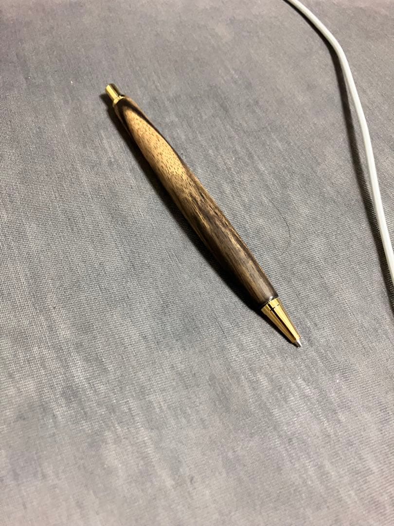 木製シャープペン 黒柿（網杢）