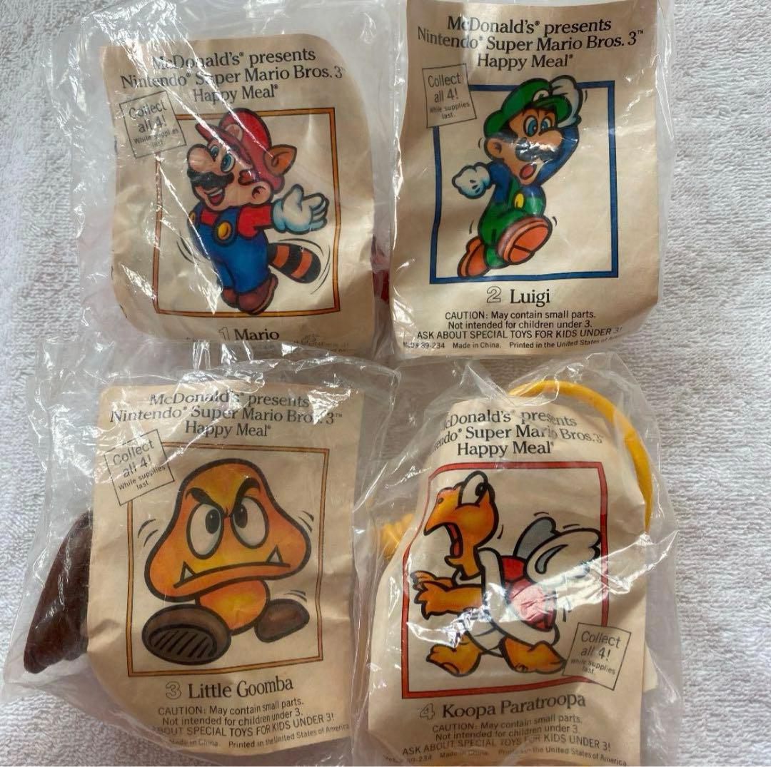 ハッピーセット　スーパーマリオ　未開封　80年代　マクドナルド