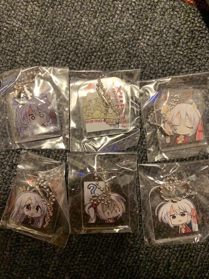 ゆずソフト　綾地寧々　ゆずコモカフェ　サノバウィッチ　スタンプキーホルダー