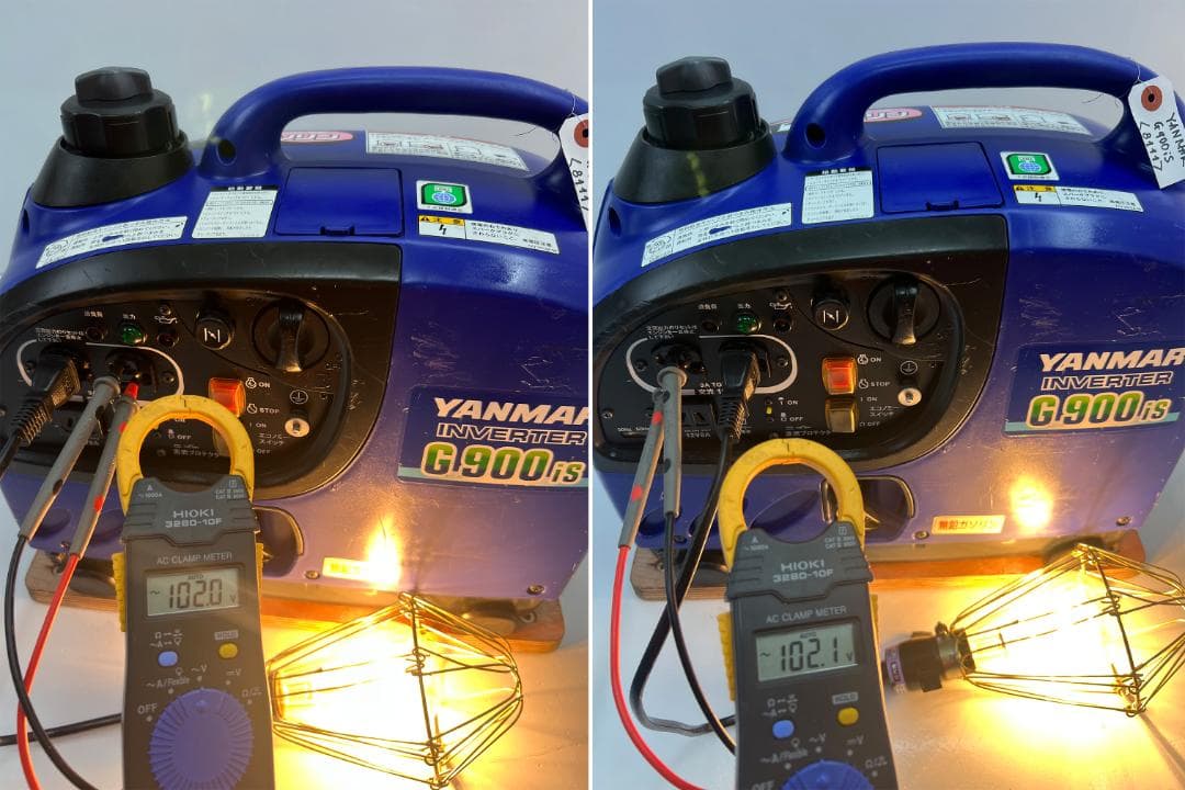 YANMAR ヤンマー インバーター発電機 G900IS 動作良好 ♪ 8111