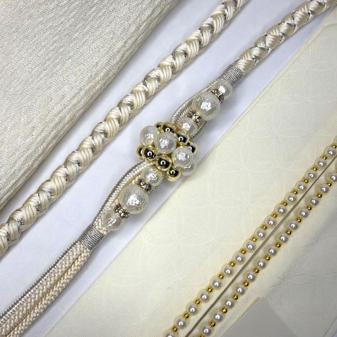 新品　振袖用　2026年最新モデル　帯締め　帯揚げ　半襟　重ね襟　セット