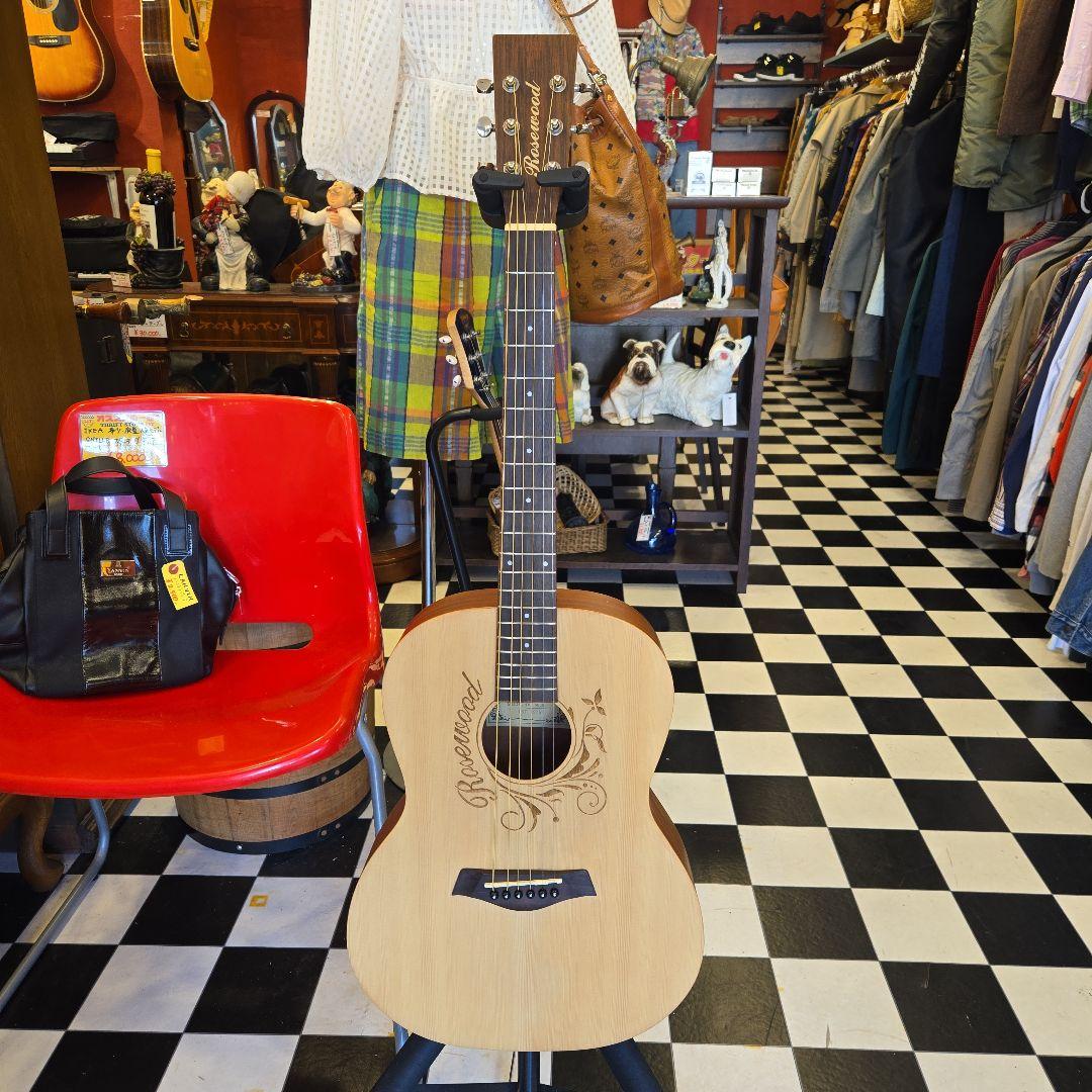 【美品】Rosewood ミニアコースティックギター RD-6836