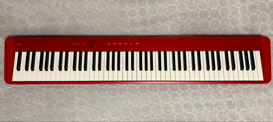 【美品】CASIO「Privia」88鍵電子ピアノ PX-S1100 レッド
