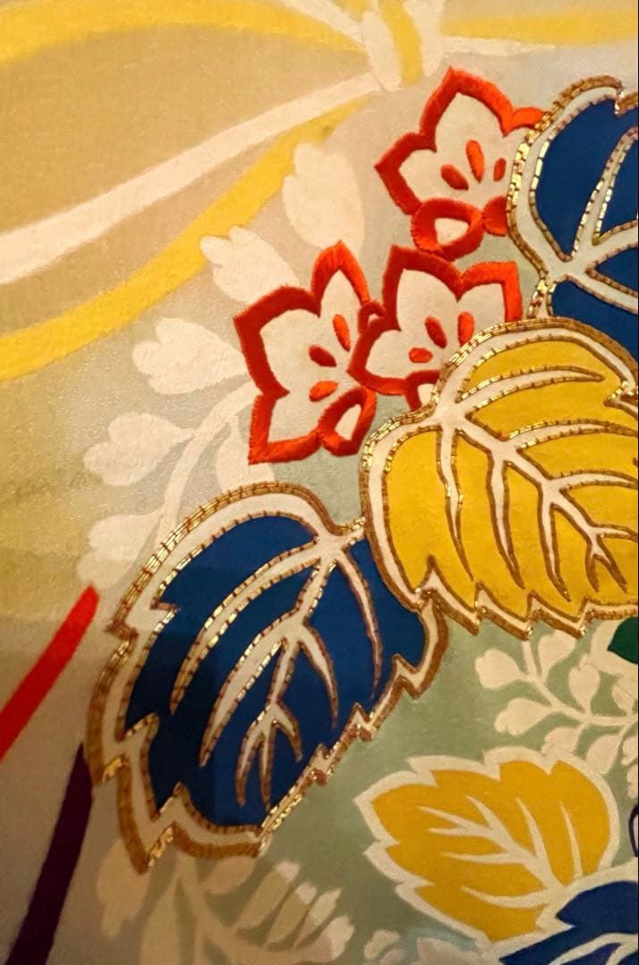 即購入OK！美品！豪華アンティーク振袖　刺繍が美しい