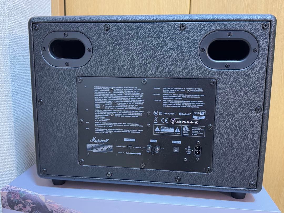 美品　Marshal WOBURN Bluetooth ブラック