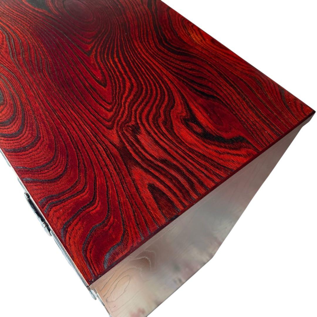 HR836 岩谷堂箪笥　4段4杯　鍵付き 南部鉄器　漆塗り最高級