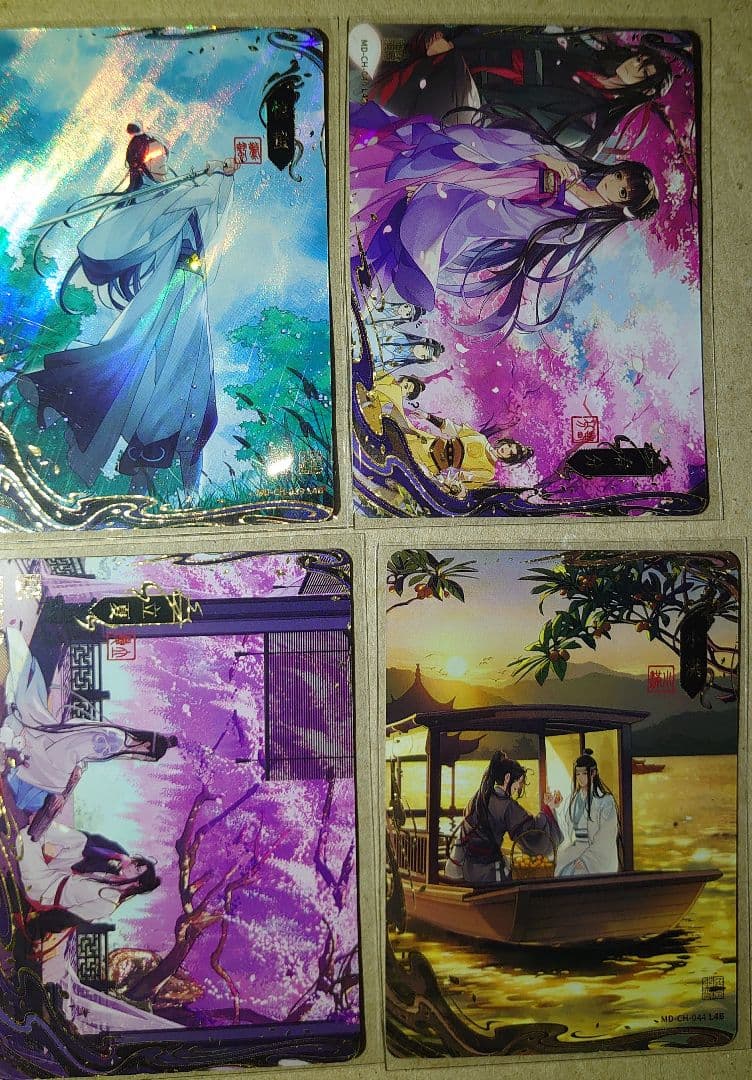 公式　卡游　魔道祖師 トレーディングカード 第4弾 插画カード　季節　イラスト