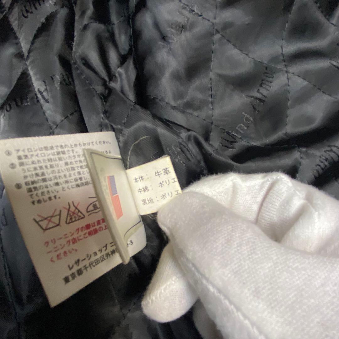 WindArmor ウィンドアーマー シングルライダース リアルレザー牛革 L