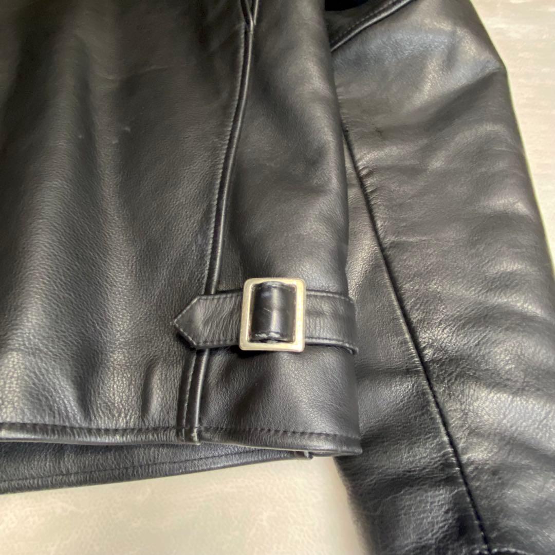 WindArmor ウィンドアーマー シングルライダース リアルレザー牛革 L