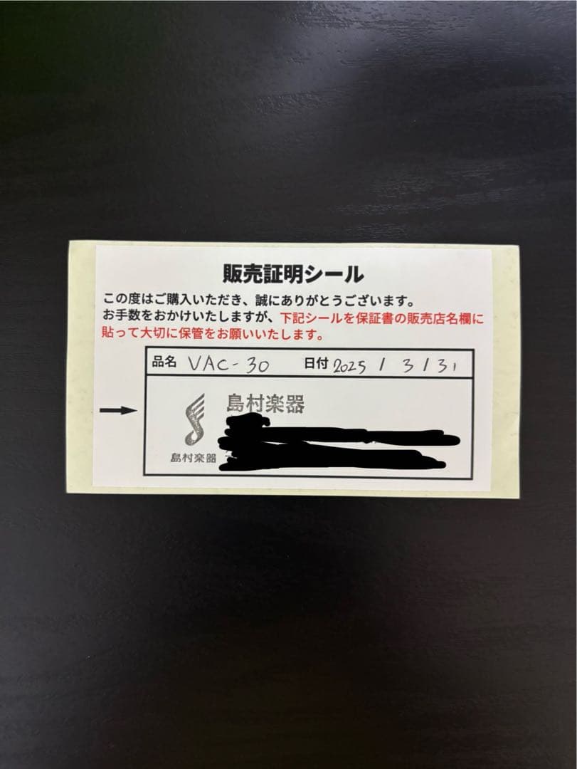 ギター Lee Custom Amplifier VAC-30