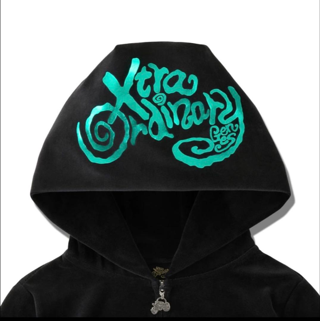 アイドル Velour Zip Hoodie Produced by XG