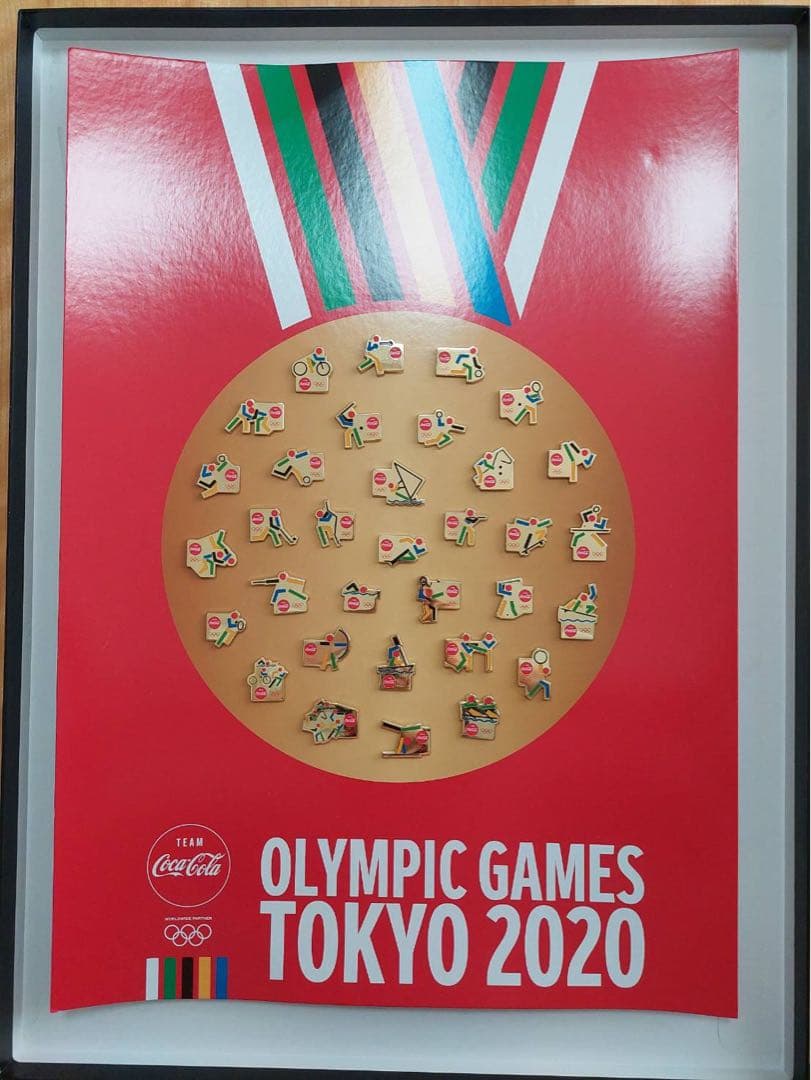 コカ　コーラ　東京オリンピック　ピンバッジセット　ピクトグラム