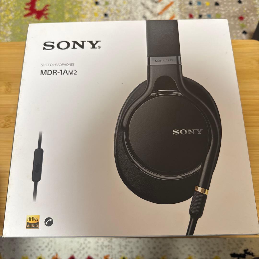 SONY MDR-1AM2 オーバーイヤーヘッドホン ブラック(中古)