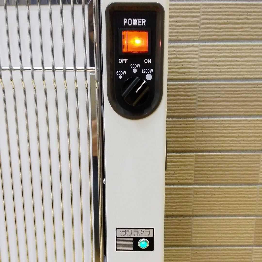 サンラメラ 1200W　セラミックヒーター　遠赤外線ヒーター　専用カバー付き