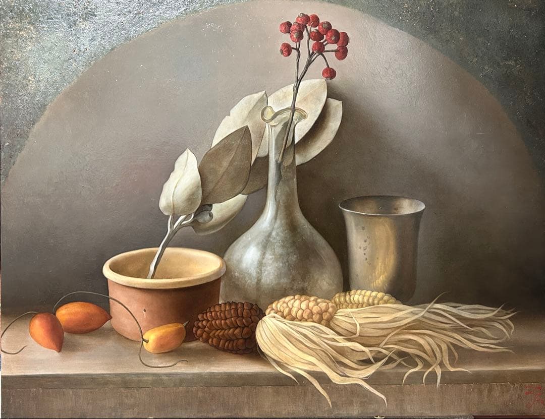 米村太一　油絵　油彩　静物画