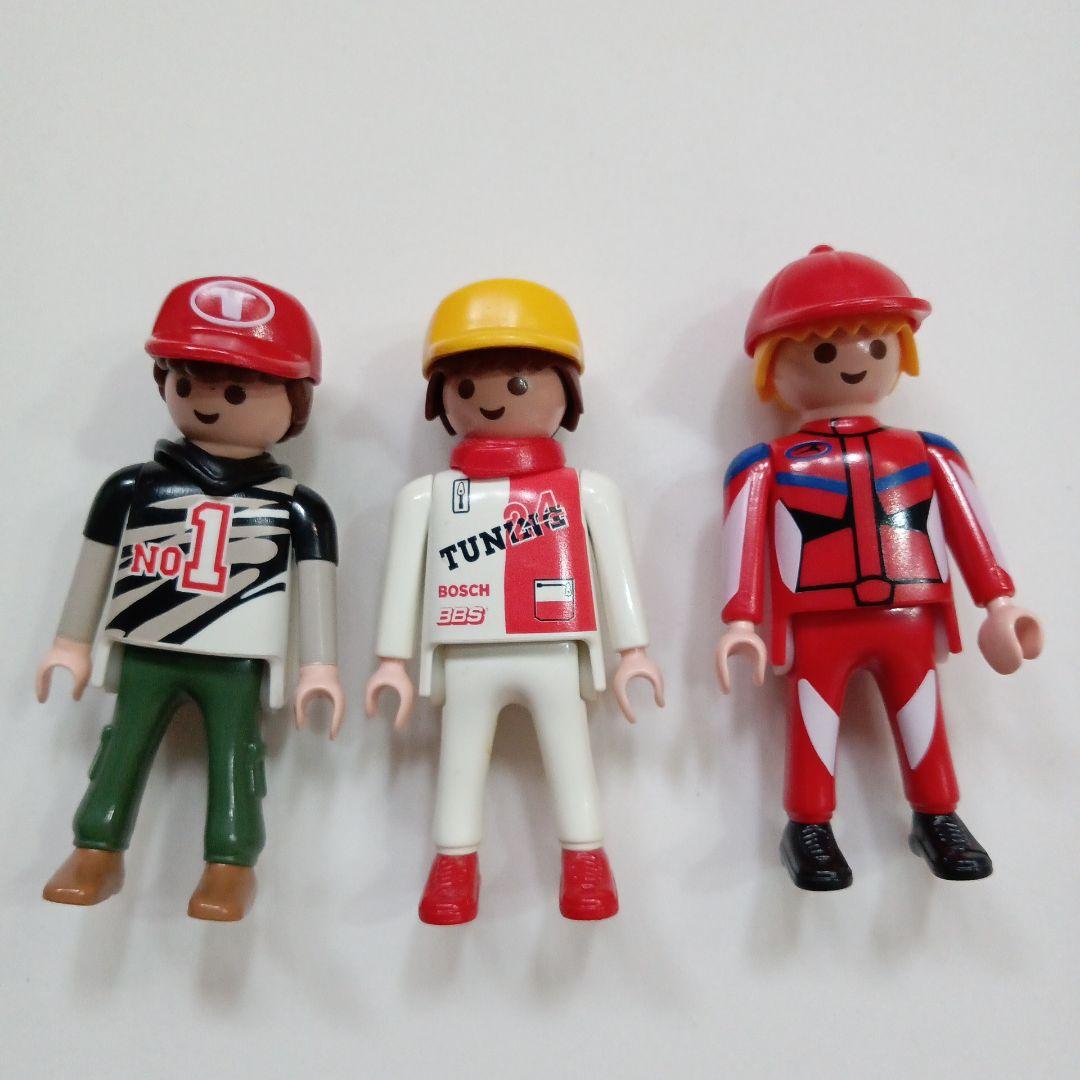 プレイモービル　レースカー　スポーツカー　ガレージセット