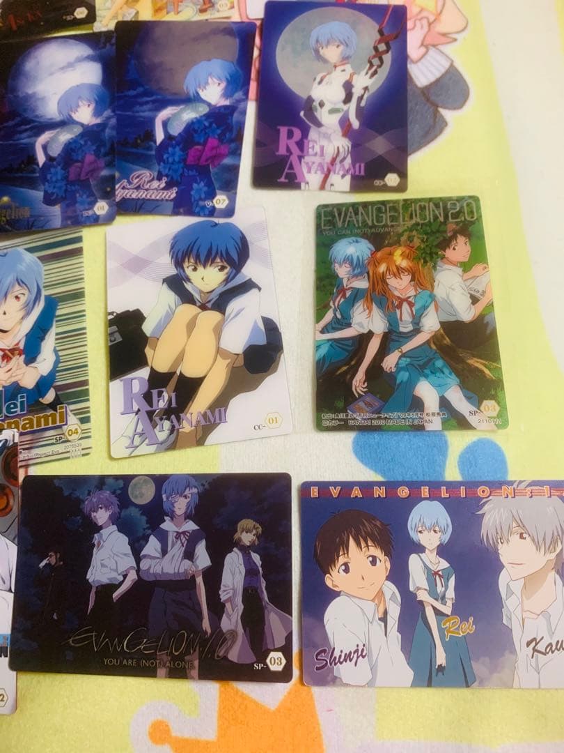 新世紀エヴァンゲリオン トレーディングカード　綾波レイ 惣流・アスカ・ラングレー