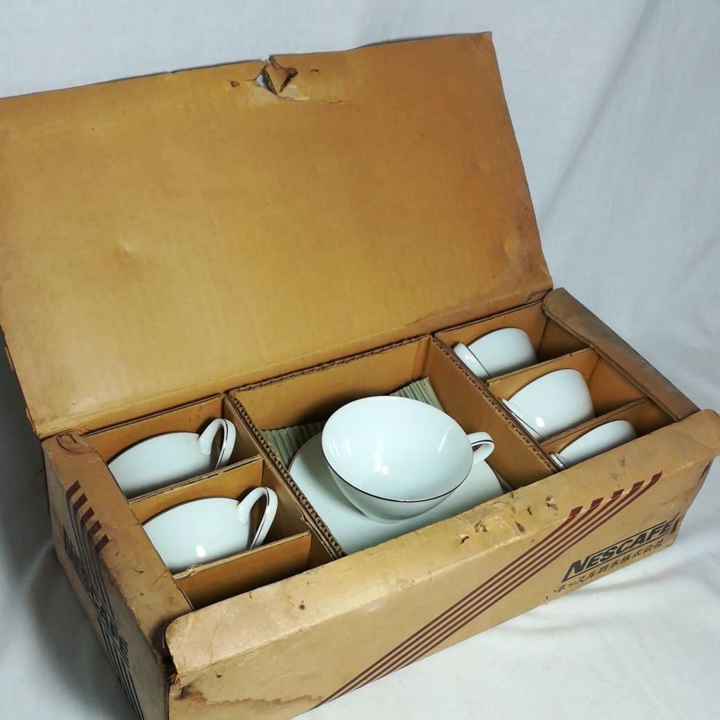 ノリタケ　ネスカフェ　カップ＆ソーサー　6客　オールドノリタケ