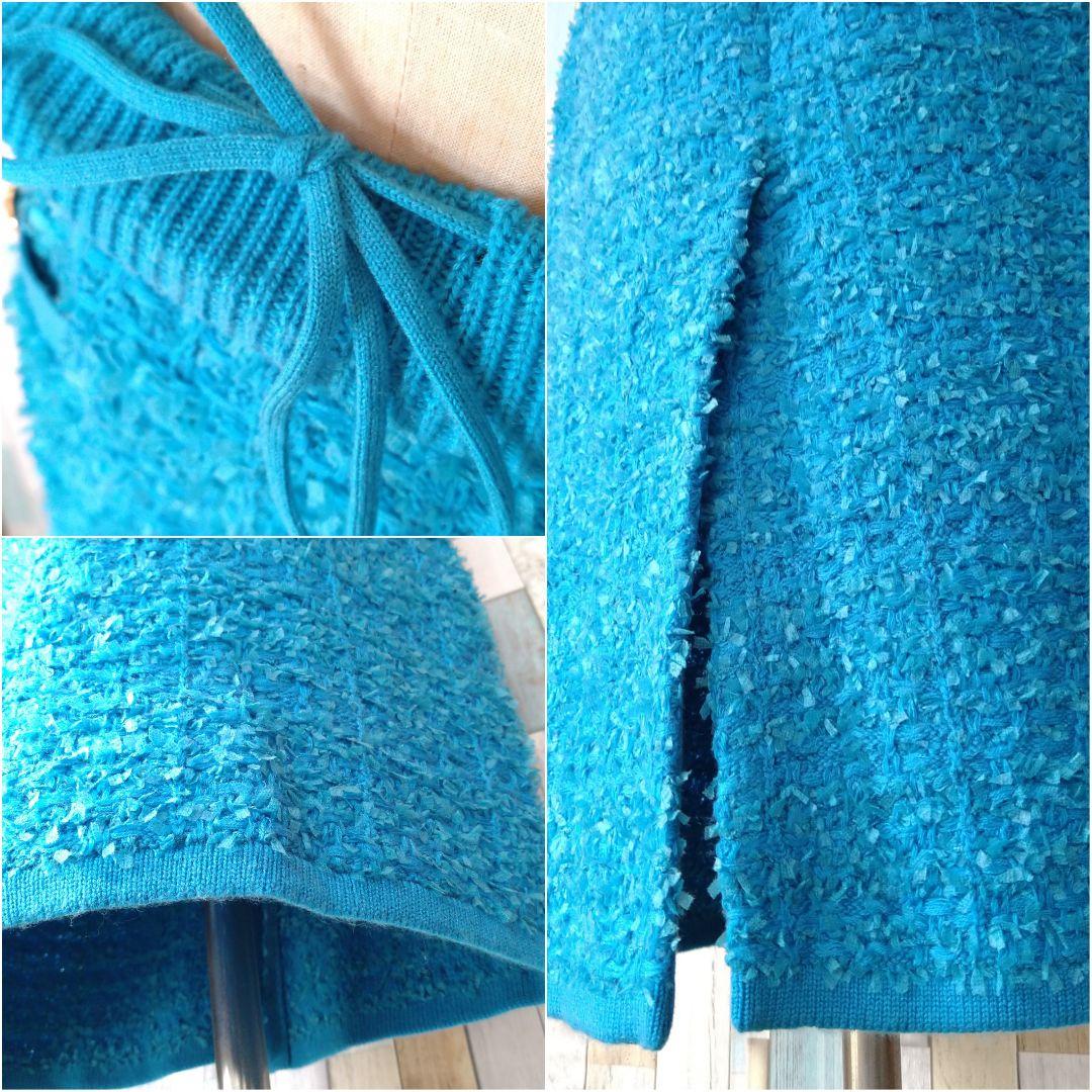 【未使用】Rie Miller＊リエミラー 24AW／ツイード風ニットスカート