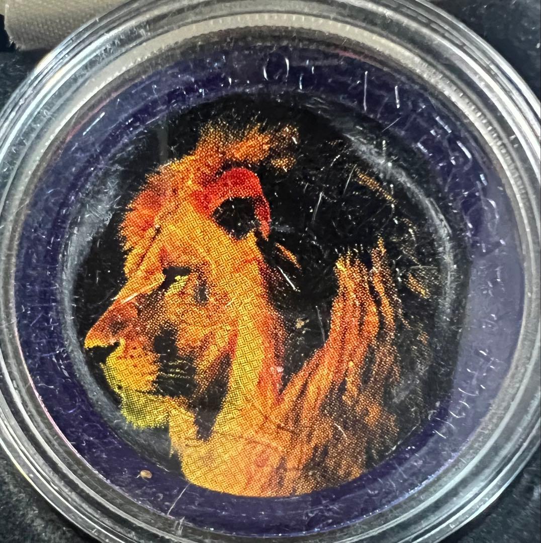 S*y様 2000年 アメリカ合衆国イーグルドル銀貨　両面カラーバージョン(ライ