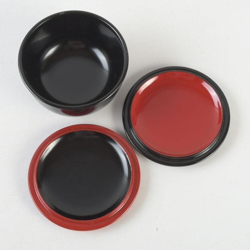 茶道具　山中塗　中村宗悦作　春秋棗　共箱　V　9627