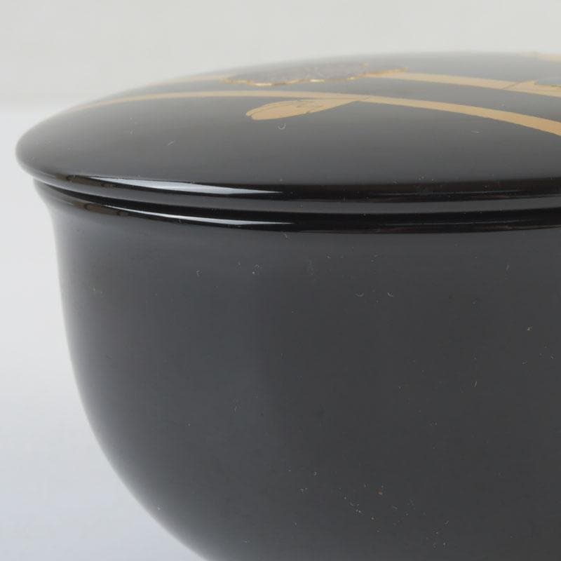 茶道具　山中塗　中村宗悦作　春秋棗　共箱　V　9627